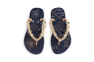 #5 Sea Shell Strap Island Design Slippers